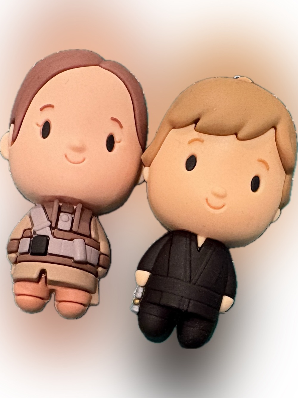 Cute Black Star Wars figures blind bag ornaments